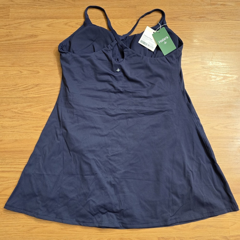 Halara SoftlyZero Plush Active Dress Easy Peezy Edition Navy Blue XL Athleisure